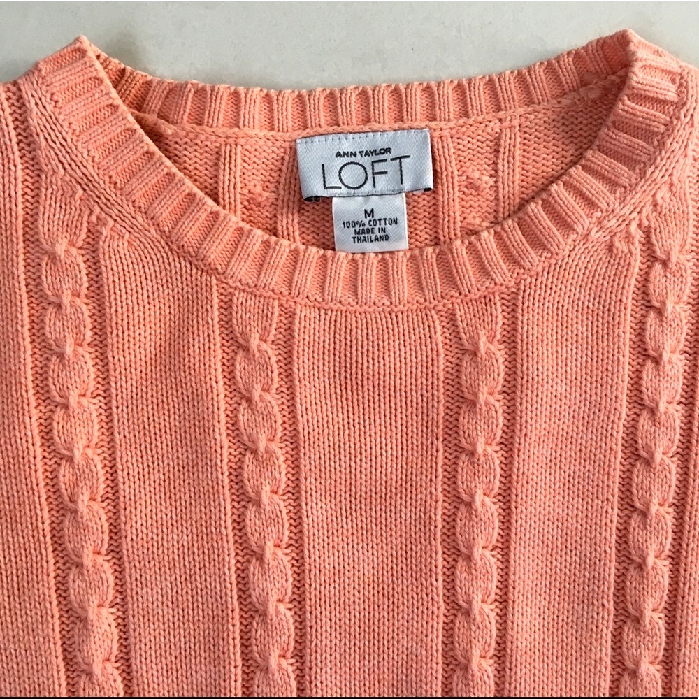 Loft cable knit light sweater